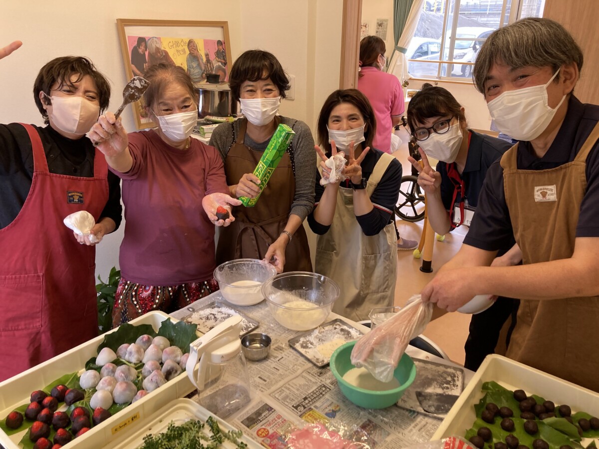 いちご大福作りを開催
