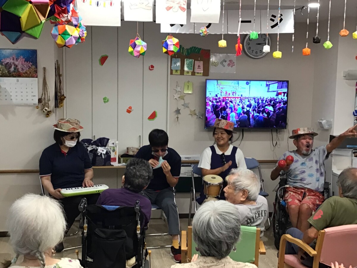 夏祭り　沖縄尚学夏の甲子園初優勝の日｜グループホームめぐみ小禄南　ウェルケア沖縄
