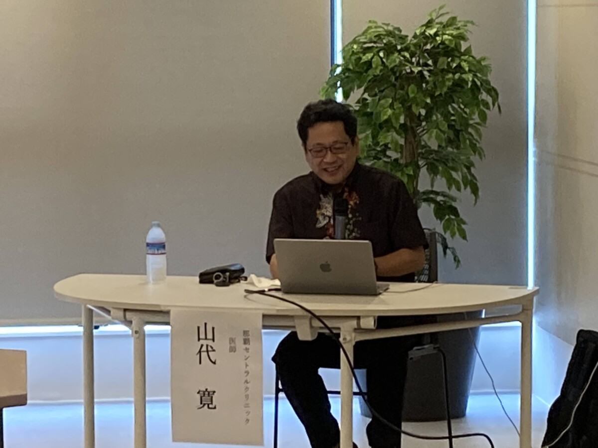 山代医師による禁煙医療講演会の様子2
