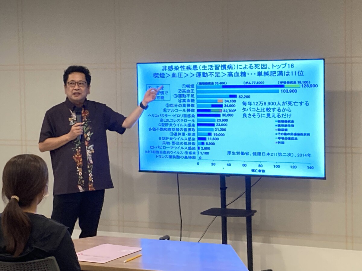 山代医師による医療講演会「今日からはじめる禁煙」を開催しました